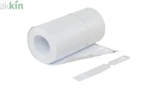 8 Inch White Loop Lock Plant Labels x 100 AK Kin Garden Supplies