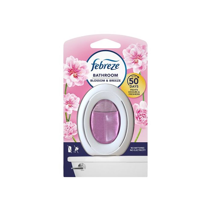 Febreze Bathroom Air Freshener Blossom And Breeze Scent Odor Eliminating Formula For Long Lasting Freshness