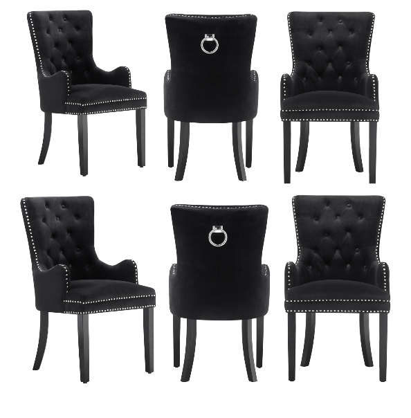 Windsor LUX Velvet Dining Chair (with armrests) PN Home