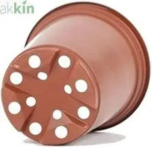 9cm Round Tall Lightweight Pots x 10 - AK Kin Garden Supplies