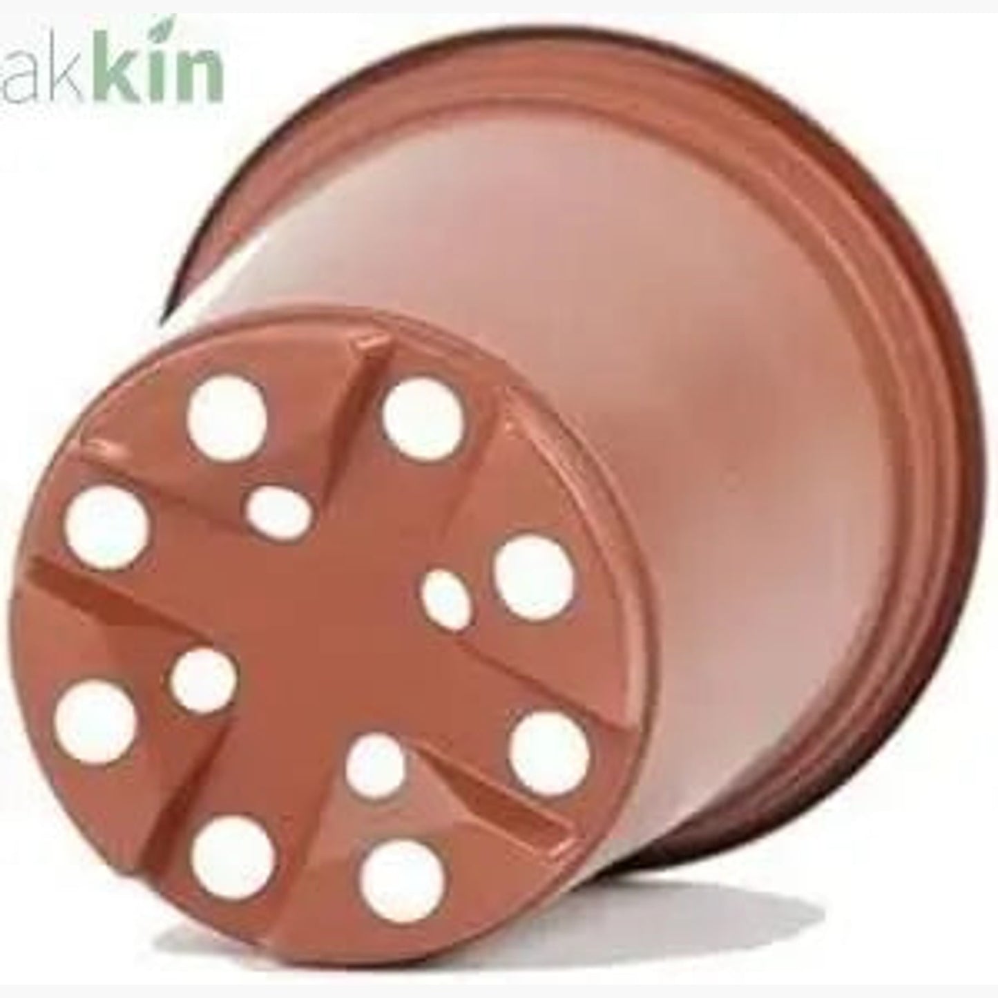 9cm Round Tall Lightweight Pots x 10 - AK Kin Garden Supplies