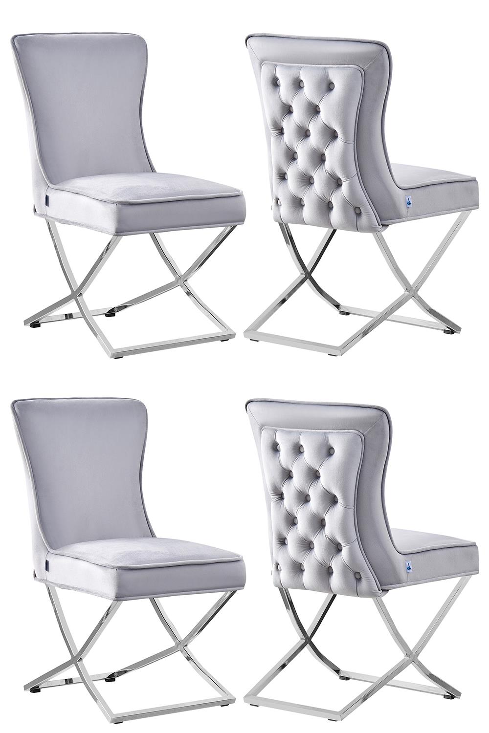 Trafalgar Velvet Dining Chair PN Home