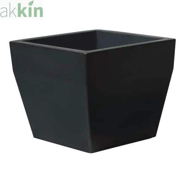 Acquario Planter Square 36lt - Black AK Kin Garden Supplies
