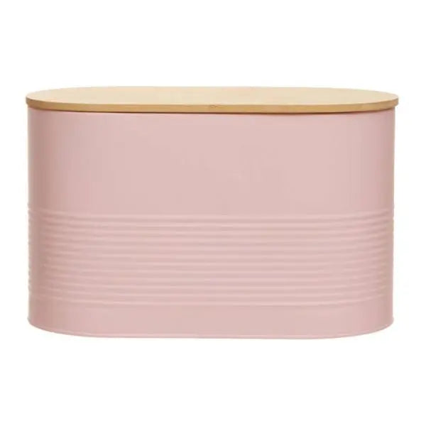 Alton Pink Modern Bread Bin H21 x D18 x W34 AK Kin Garden Supplies