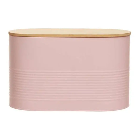 Alton Pink Modern Bread Bin H21 x D18 x W34 AK Kin Garden Supplies