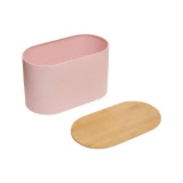 Alton Pink Modern Bread Bin H21 x D18 x W34 AK Kin Garden Supplies