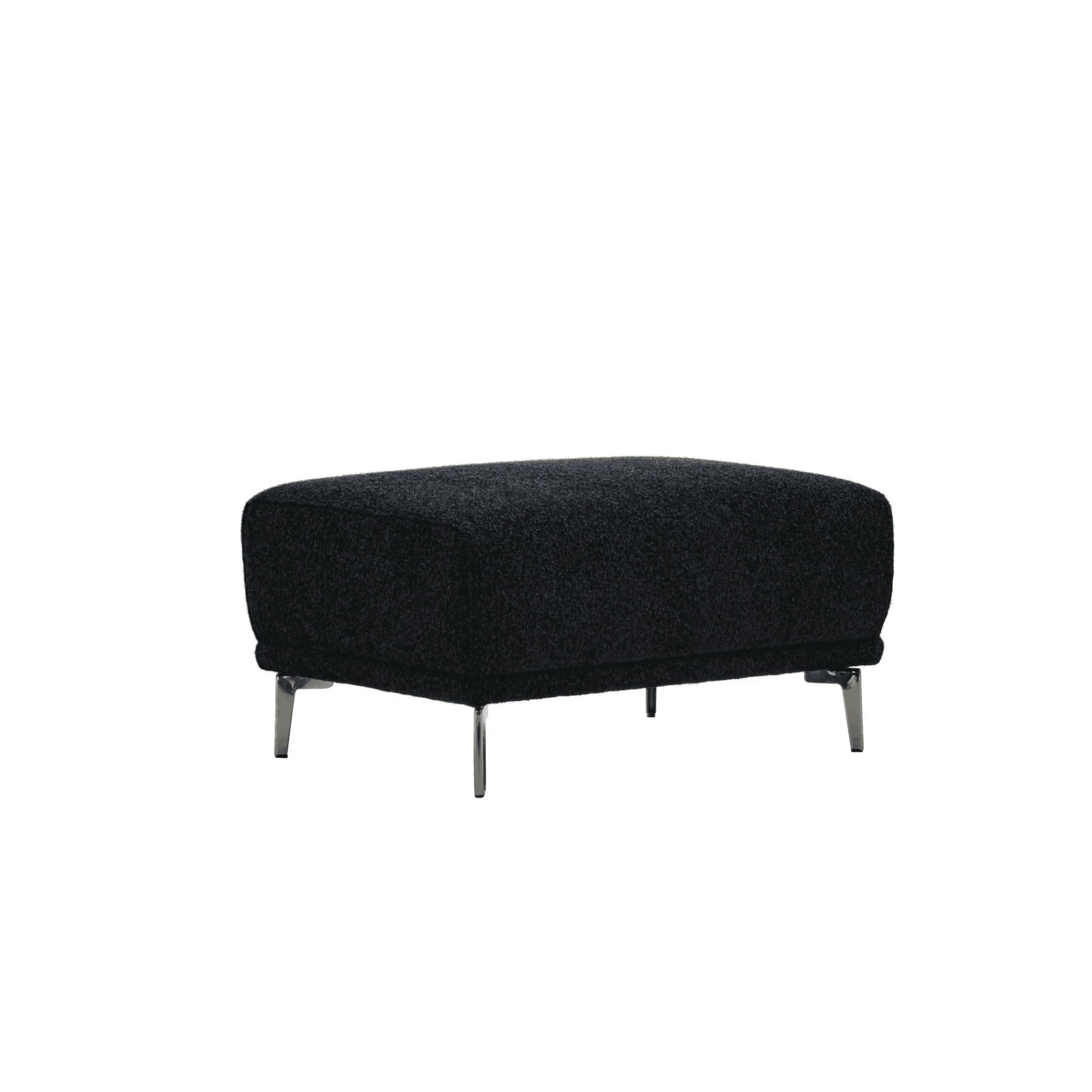 Aluxo Albany Sofa Range in Black Lux Boucle Fabric UK Beds Direct ltd