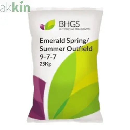 BHGS Spring & Summer Fine Turf Fertiliser 25kg - AK Kin Garden Supplies
