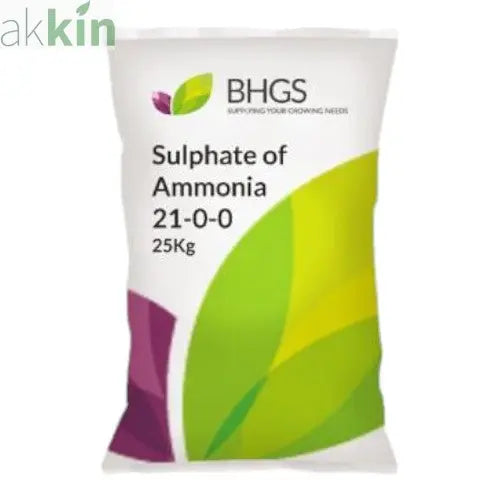 BHGS Sulphate of Ammonia Fertiliser 25kg Bag - AK Kin Garden Supplies