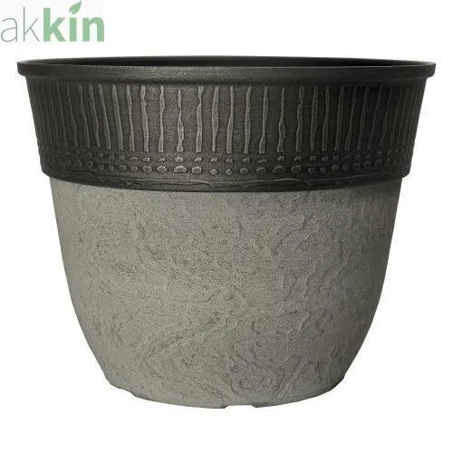 Baker Planter 15"  Silver Fusion AK Kin Garden Supplies