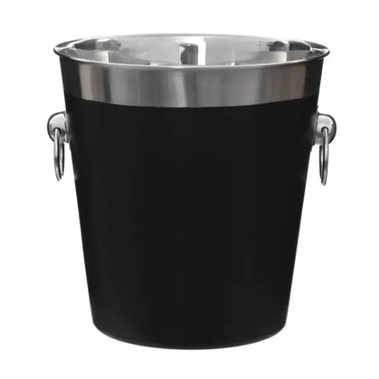 Black Enamel Champagne Bucket AK Kin Garden Supplies