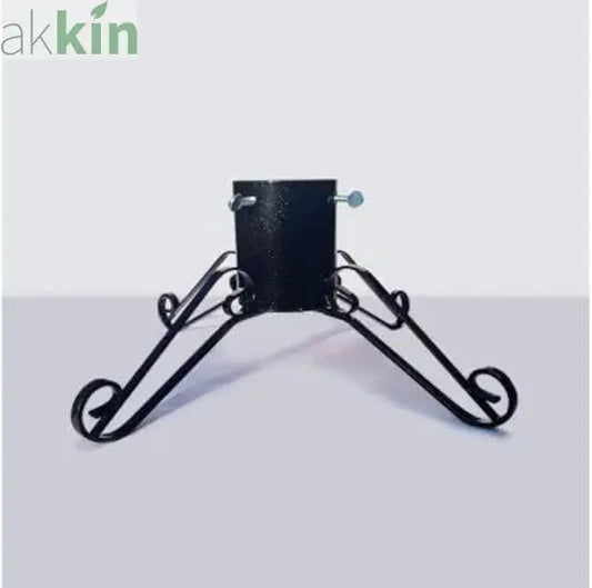 Black Sparkle Traditional Christmas Tree Stand - 5" Diameter - AK Kin Garden Supplies