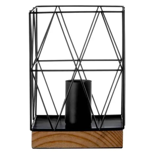 Bode Black Metal Table Lamp AK Kin Garden Supplies