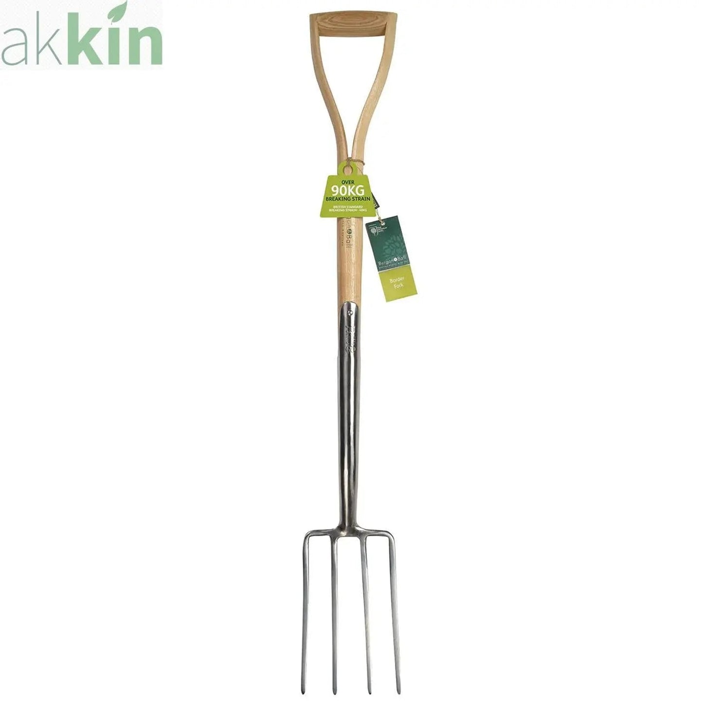 Burgon & Ball RHS Stainless Border Fork AK Kin Garden Supplies