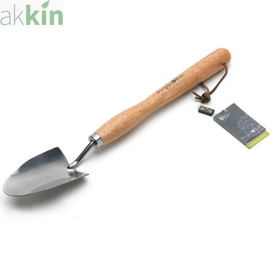 Burgon & Ball RHS Stainless Mid Handled Trowel AK Kin Garden Supplies