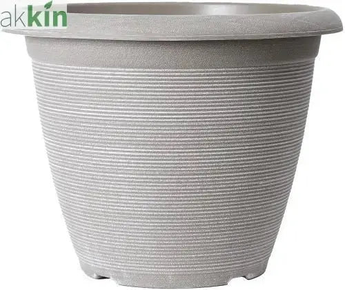 Helix Planter 10" - Powdered Beige Grey AK Kin Garden Supplies