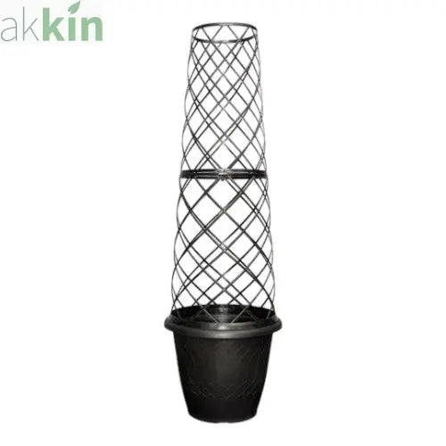 Cage Planter Empire Jumbo 38cm Brushed Champagne AK Kin Garden Supplies