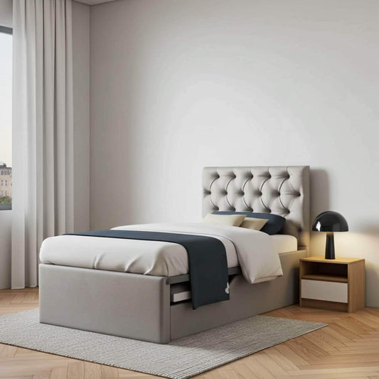 Carlos Kids Ottoman Bed With Safety Rail UK Beds Direct ltd