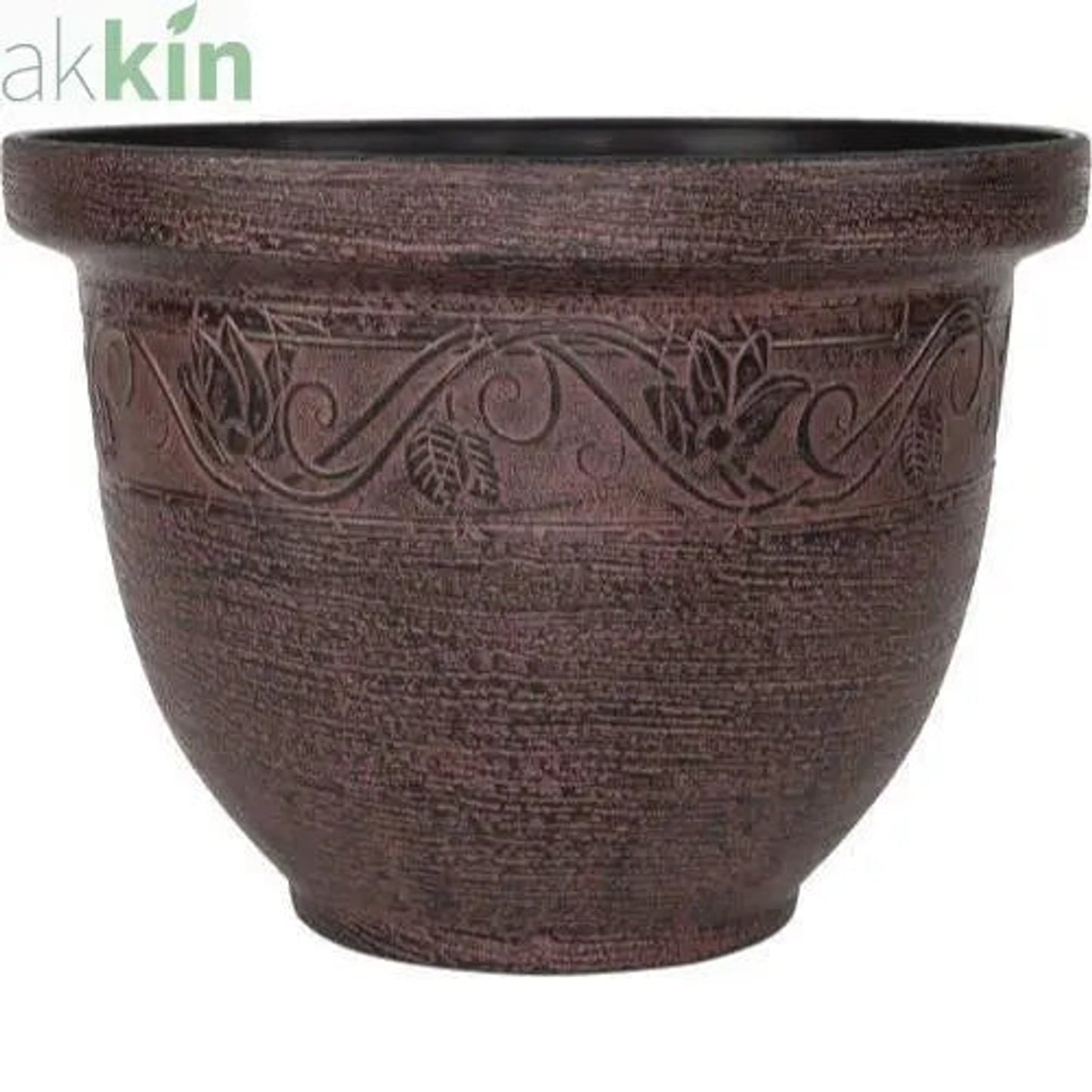 Celtic Planter 30cm Brown AK Kin Garden Supplies