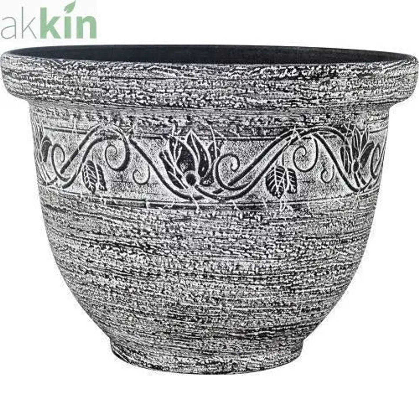 Celtic Planter 30cm White AK Kin Garden Supplies