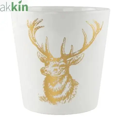 Ceramic Planter Stag 14.5cm AK Kin Garden Supplies