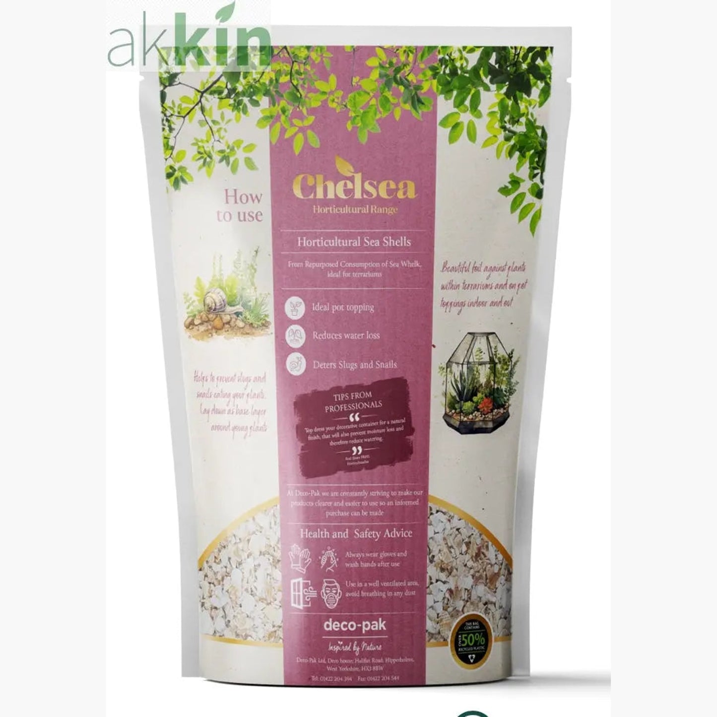 Chelsea Horticultural Sea Shells AK Kin Garden Supplies