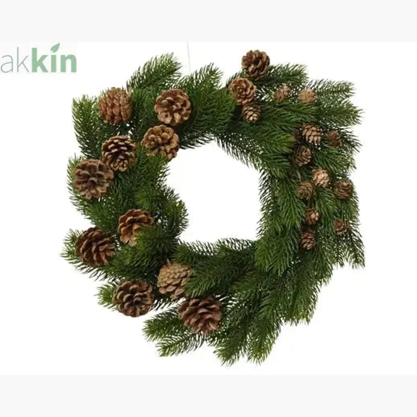 Christmas Pinecone Wreath - Large 40cm AK Kin Garden Supplies