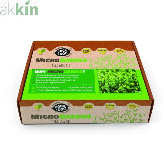 Coco & Coir Microgreens Kit Mini AK Kin Garden Supplies