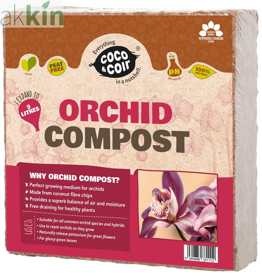 Coco & Coir Orchid Compost – 9L AK Kin Garden Supplies