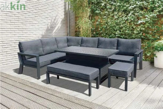 Combusa Corner Adjustable Sofa Set AK Kin Garden Supplies