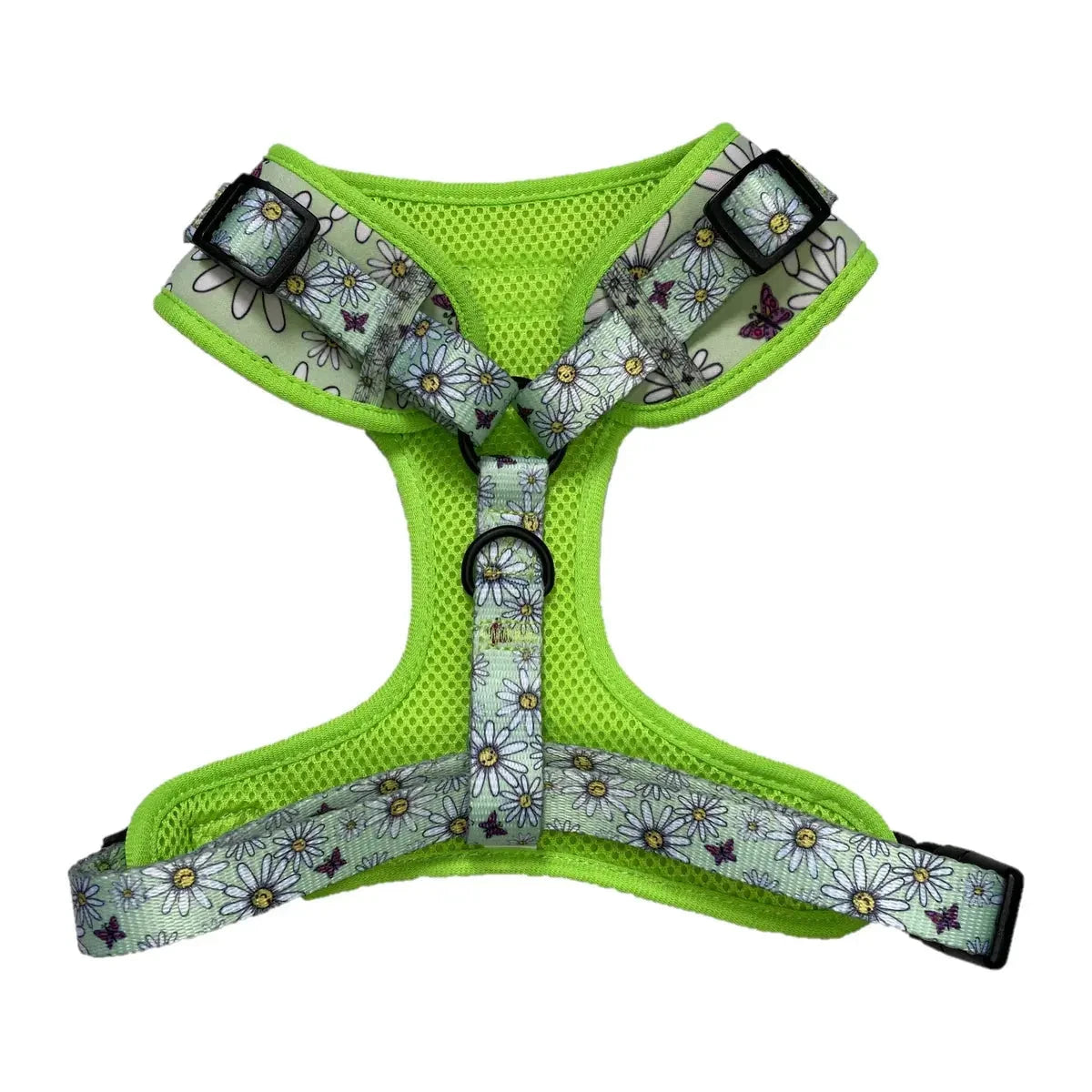 Comfy-Wear Adjustable Dog Harness - Daisy Days - MEDIUM Neck 38-48cm / Chest 46-64cm AK Kin Garden Supplies