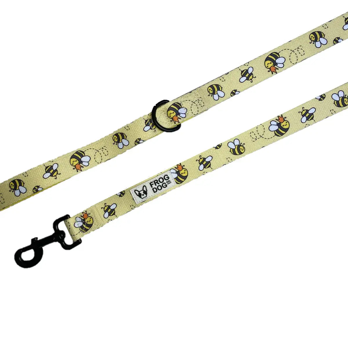Comfy-Wear Dog Lead - Bee Kind - Chunky 2.5cm width / 152cm length AK Kin Garden Supplies