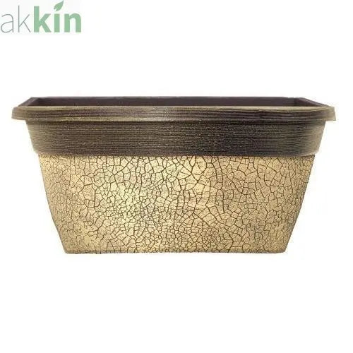 Crackle Window Box 30cm  Ceramic Cream AK Kin Garden Supplies