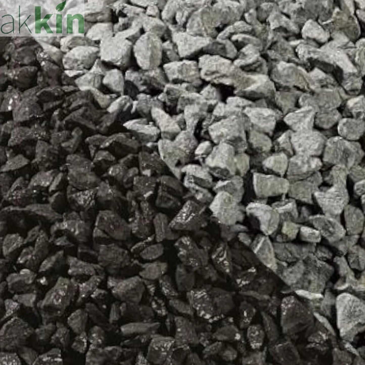 Decorative Black Basalt Chippings 6mm - 25kg AK Kin Garden Supplies