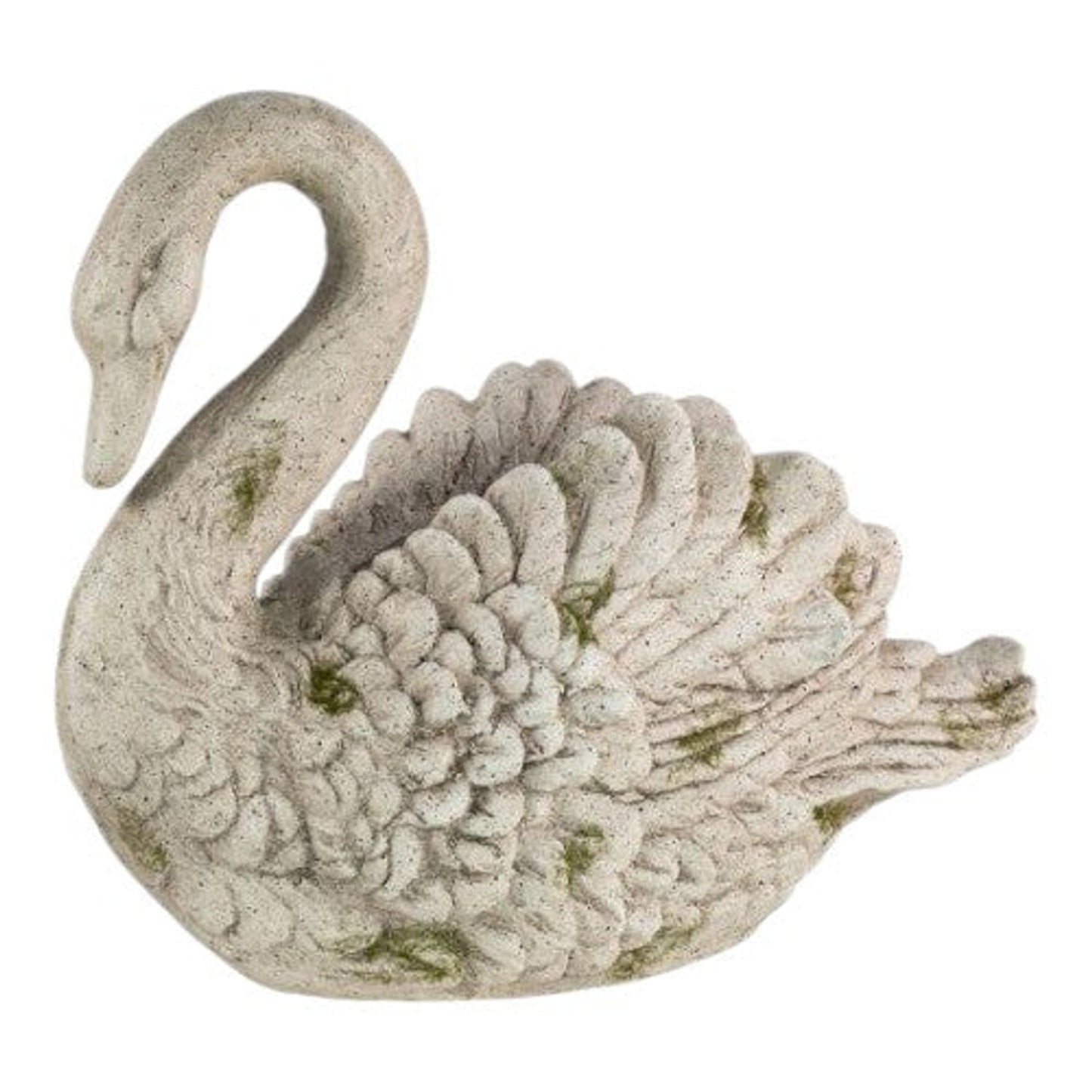 Decorative Concrete Ornament Planter Swan AK Kin Garden Supplies