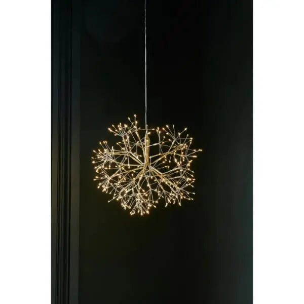 Decorative Hanging Dandelion Light 30cm Gold AK Kin Garden Supplies