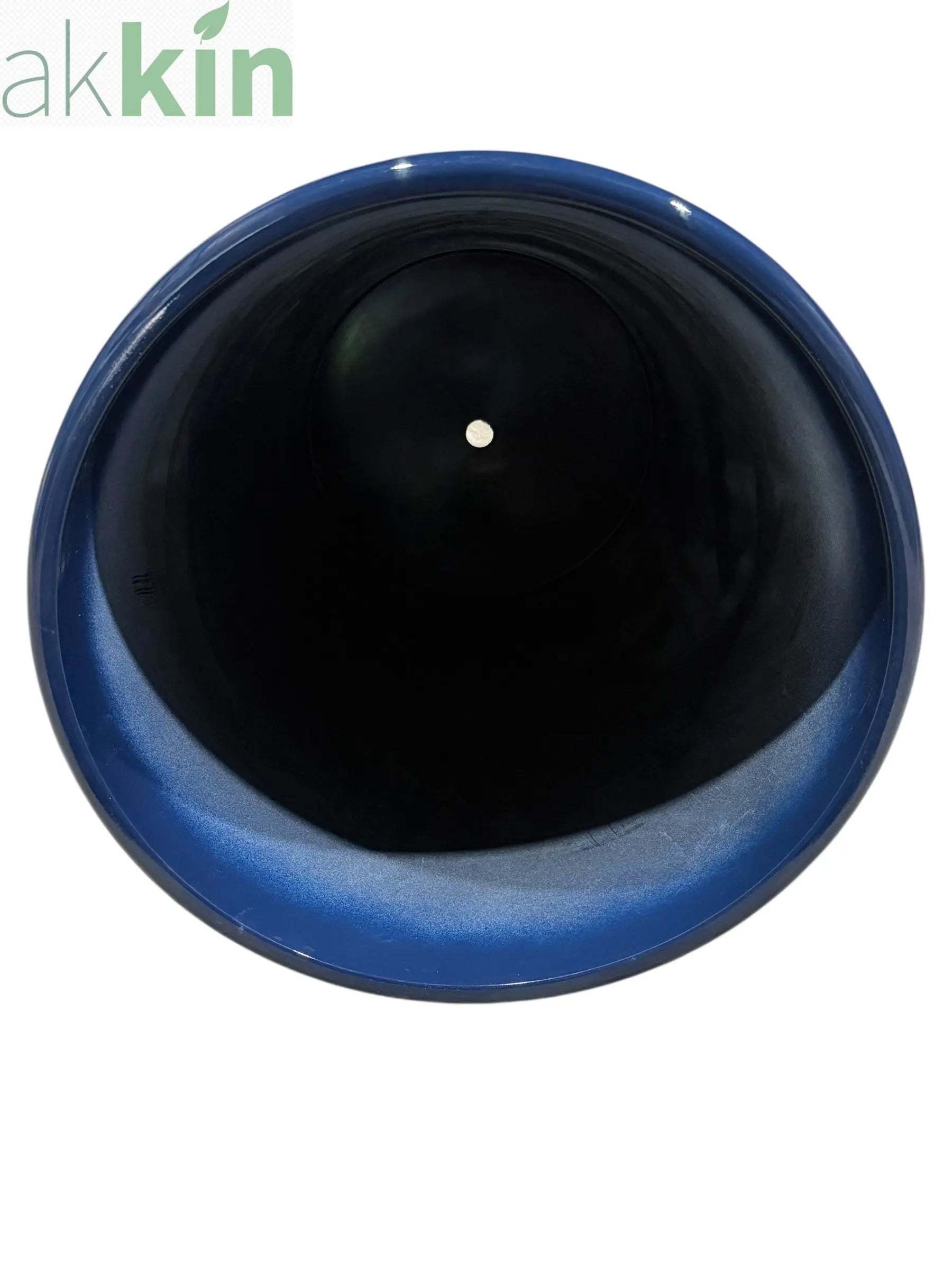 Decorative Olive Plant Pot 40cm Dark Blue Round Plastic Planter for Indoor & Outdoor Use AK Kin Garden Supplies