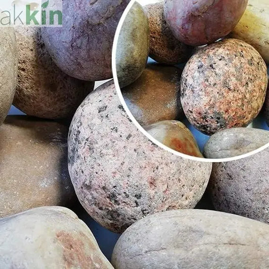 Decorative Scottish Beach Cobbles 100-75mm 25kg - AK Kin Garden Supplies