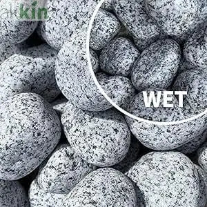 Decorative Stones Silver Grey Granite Cobbles 60 - 40mm 25kg - AK Kin Garden Supplies