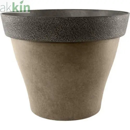 Diablo Planter Round 39cm  Brown AK Kin Garden Supplies