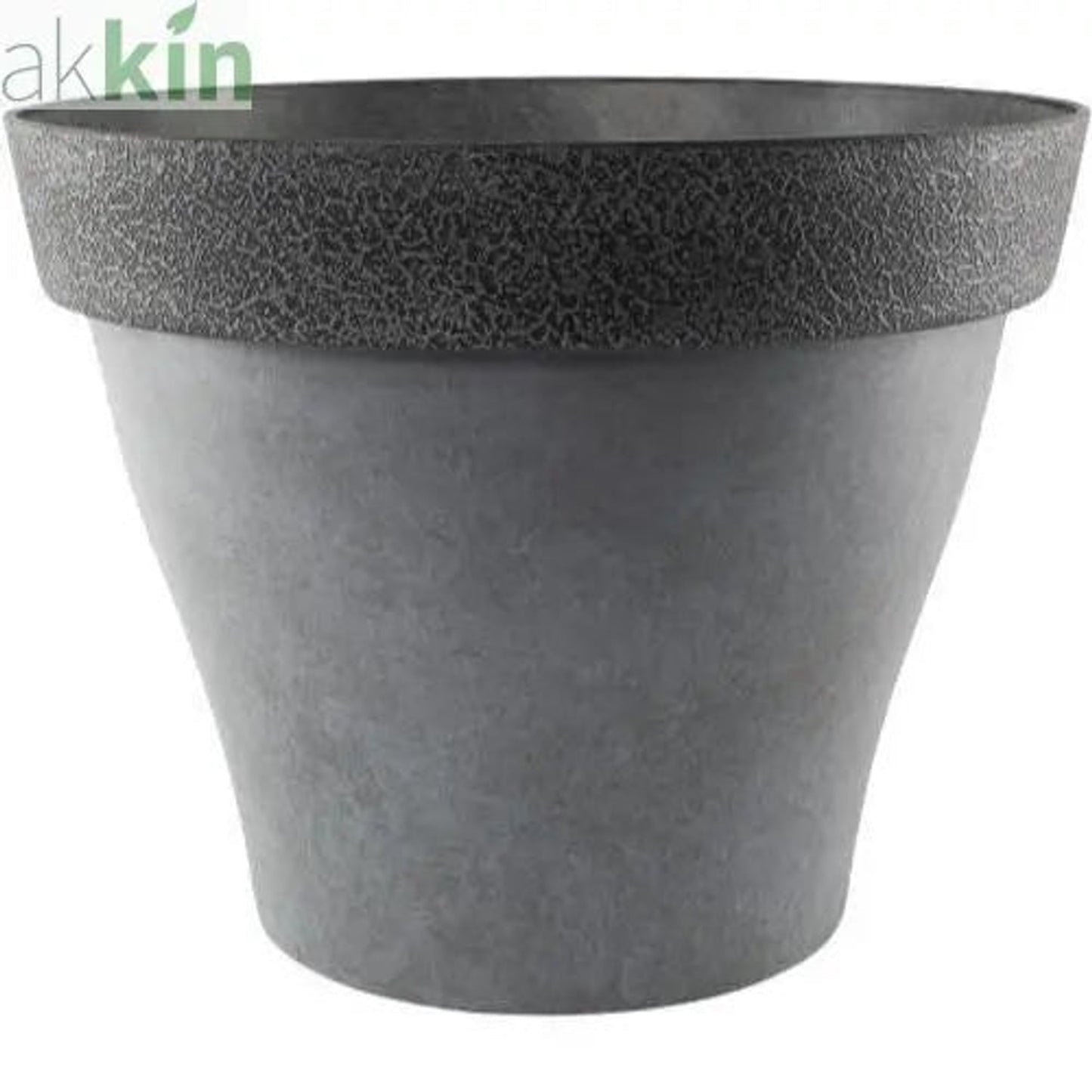 Diablo Planter Round 39cm Grey AK Kin Garden Supplies