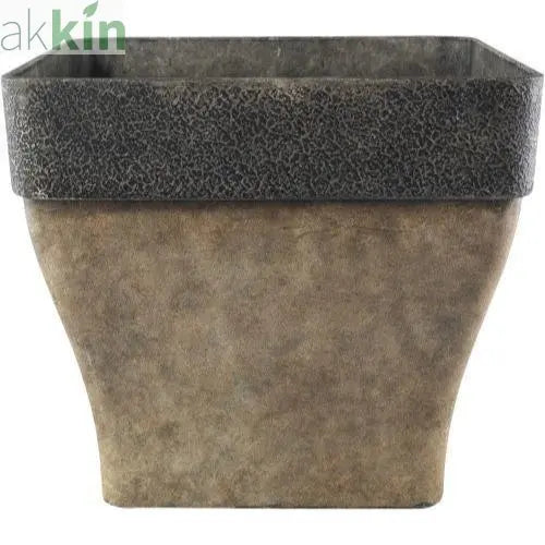 Diablo Planter Square 36cm  Brown AK Kin Garden Supplies