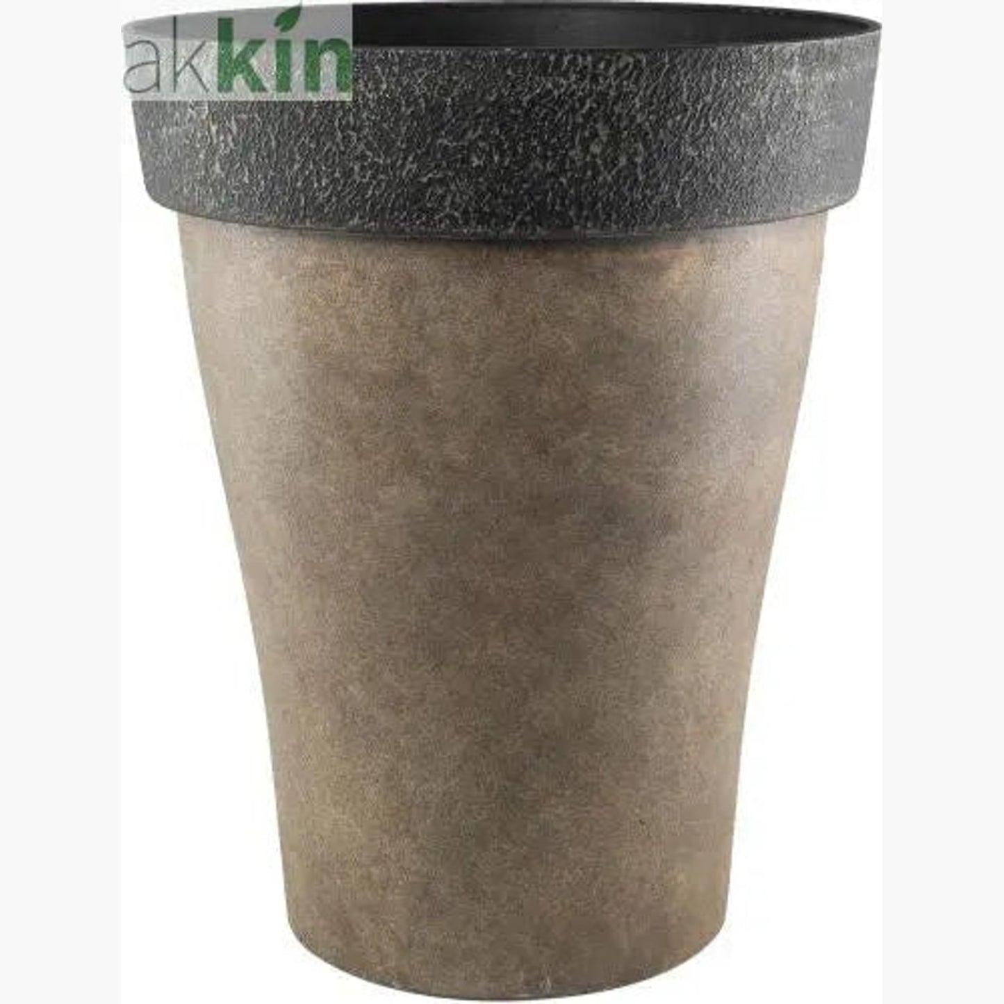 Diablo Planter Tall Round 43.5cm Brown AK Kin Garden Supplies