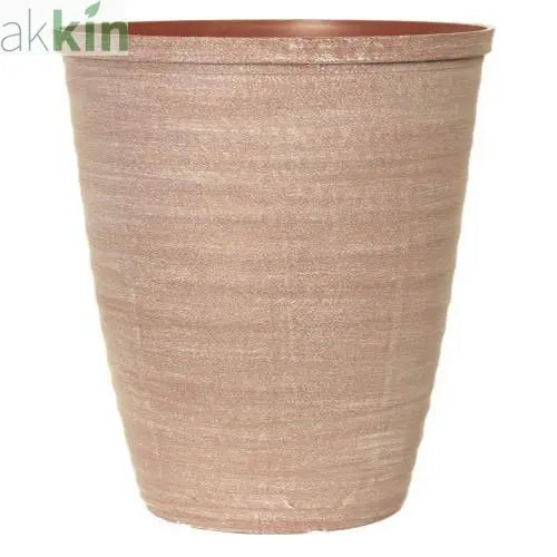 Dune Planter with Rim 28cm  Powdered Brick AK Kin Garden Supplies
