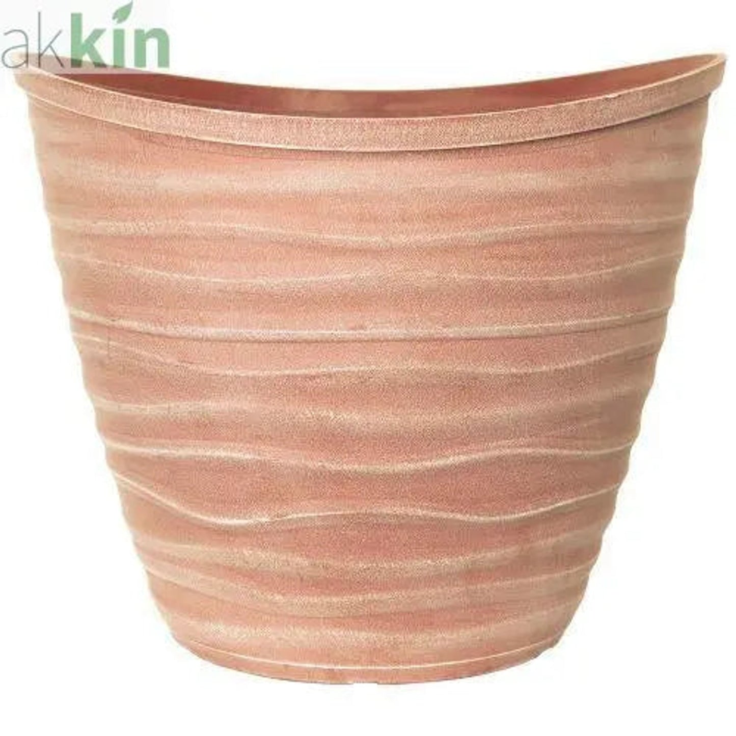 Dune Planter with Rim 48cm Powdered Brick AK Kin Garden Supplies