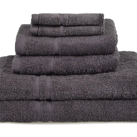 Essentials 6pk Ribbon Tied Towel Bale - Charcoal AK Kin Garden Supplies
