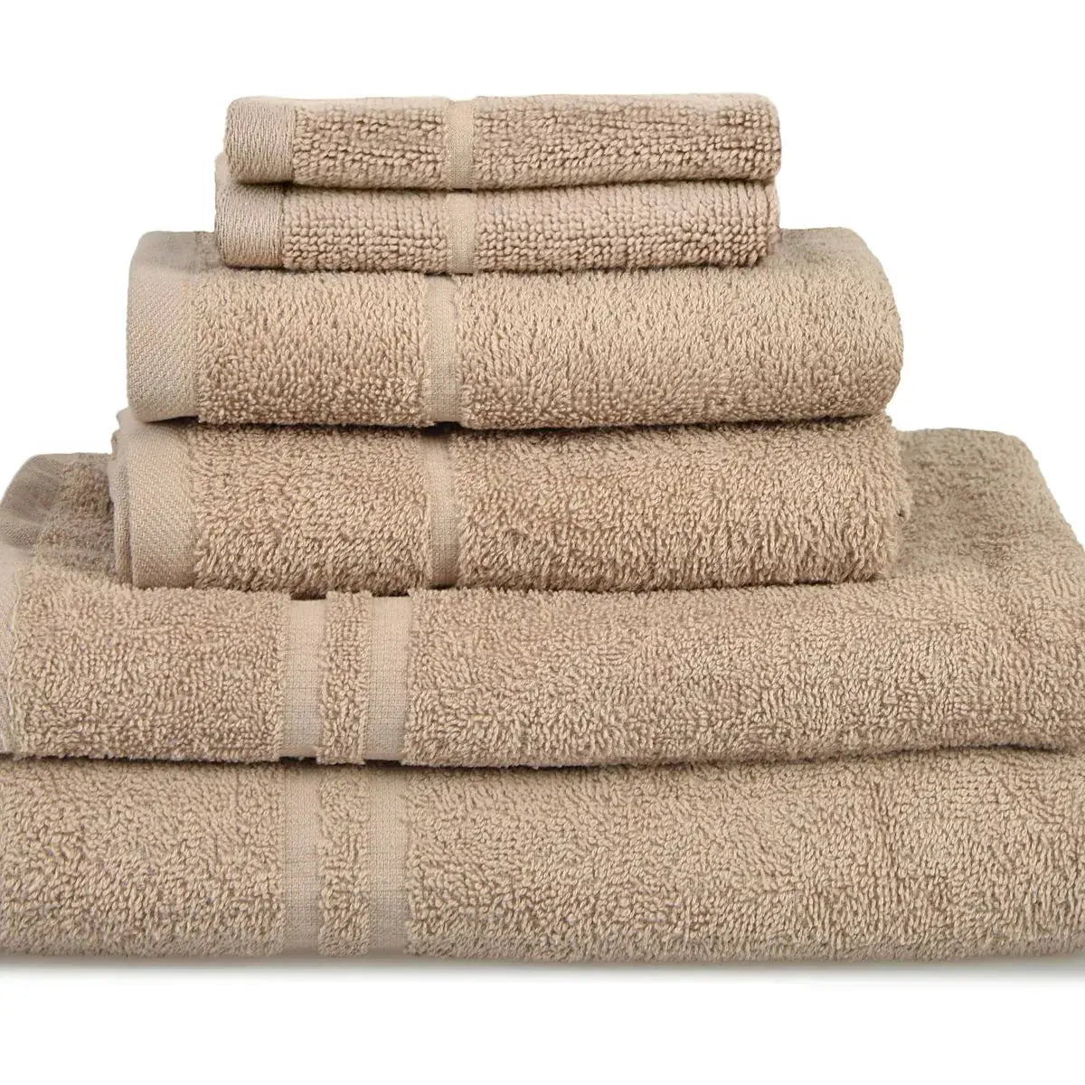 Essentials 6pk Ribbon Tied Towel Bale - Stone AK Kin Garden Supplies