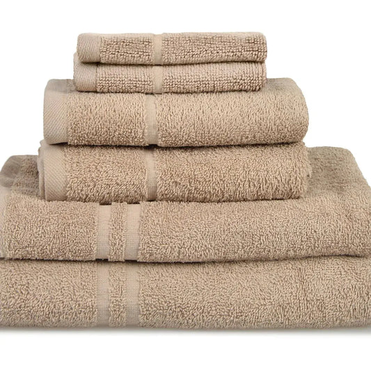 Essentials 6pk Ribbon Tied Towel Bale - Stone AK Kin Garden Supplies