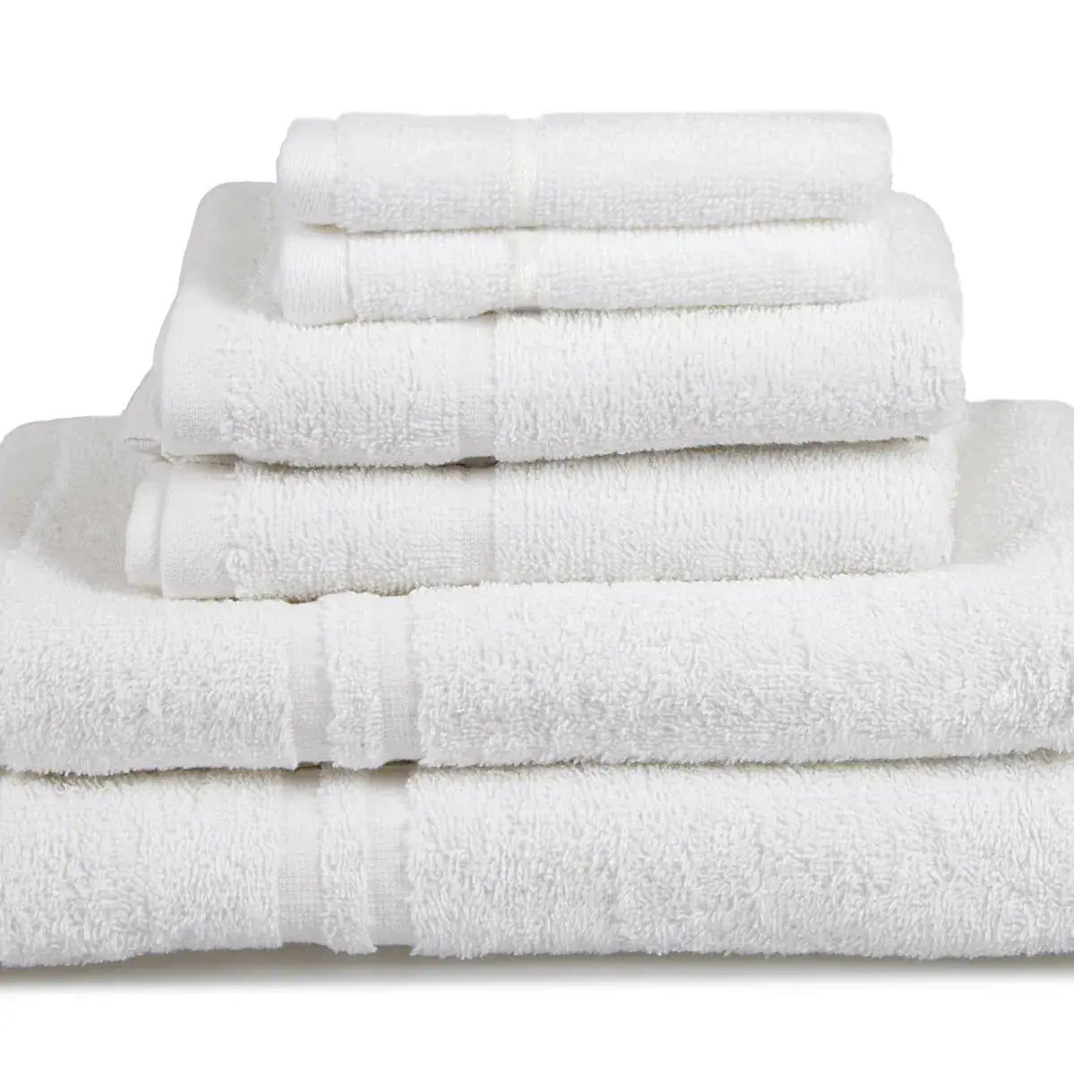 Essentials 6pk Ribbon Tied Towel Bale - White AK Kin Garden Supplies