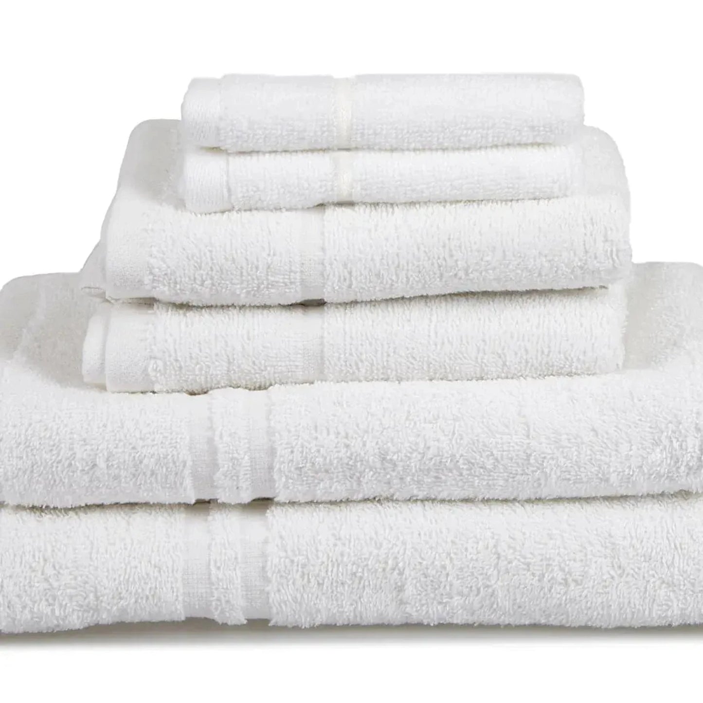 Essentials 6pk Ribbon Tied Towel Bale - White AK Kin Garden Supplies